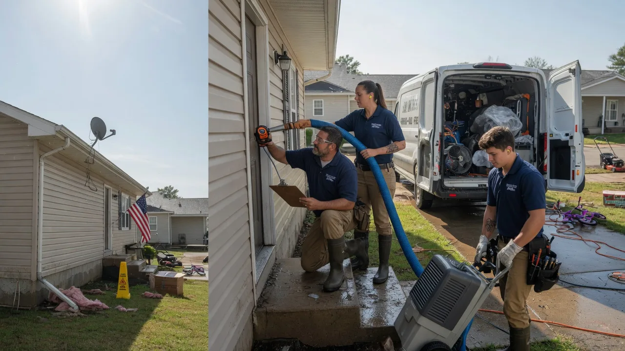 Ceiling Water Damage Restoration in Saint Charles, VA near me